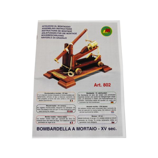 Mantua Model Bombarda 15. století 1:17 kit (obrázek 9)