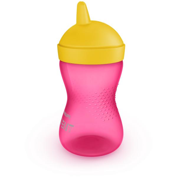 Philips AVENT Hrnček 300 ml Grippy s tvrdým náustkom dievča