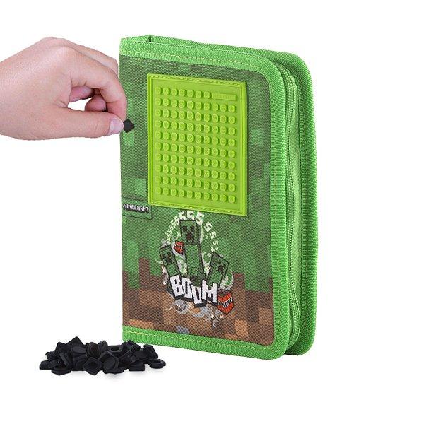 PIXIE CREW & MINECRAFT Školní pouzdro jednoposchoďové