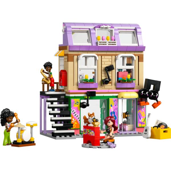 LEGO® Friends 42653 Obchod s hudebninami a byt