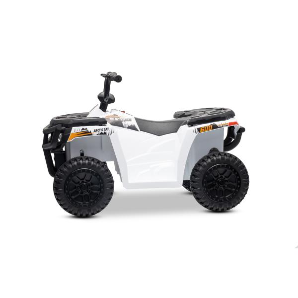 Licencovaná elektrická čtyřkolka Arctic Cat 12V se zadním pohonem, bílá, LED světla, Lít (obrázek 7)