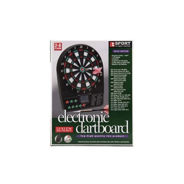 Elektronický terč digitální 20x26cm + 3 šipky plast na baterie se zvukem (obrázek 6)