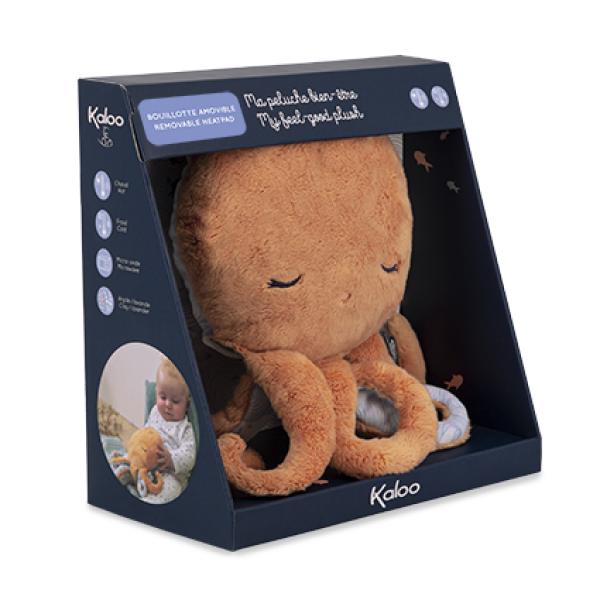 Kaloo Petit Calme Plyšová chobotnice s levandulovým polštářem pro lepší spánek 29 cm (obrázek 4)
