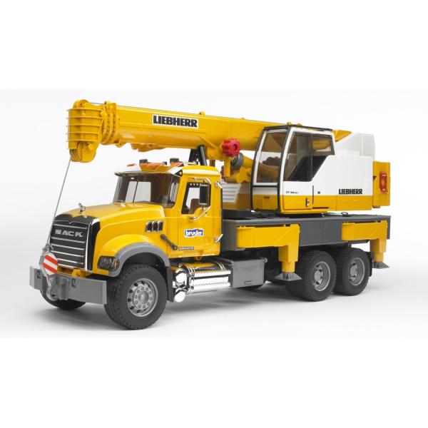 BRUDER 02818 MACK Granit Liebherr Autojeřáb