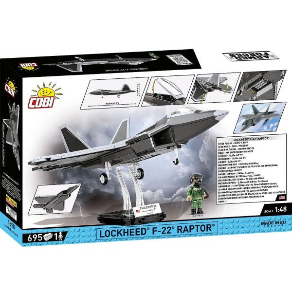 Cobi Lockheed F-22 Raptor, 1:48, 695k, 1f