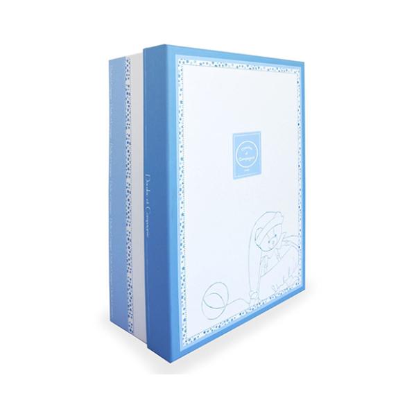 Doudou Dárková sada – plyšový medvídek usínač s čepičkou