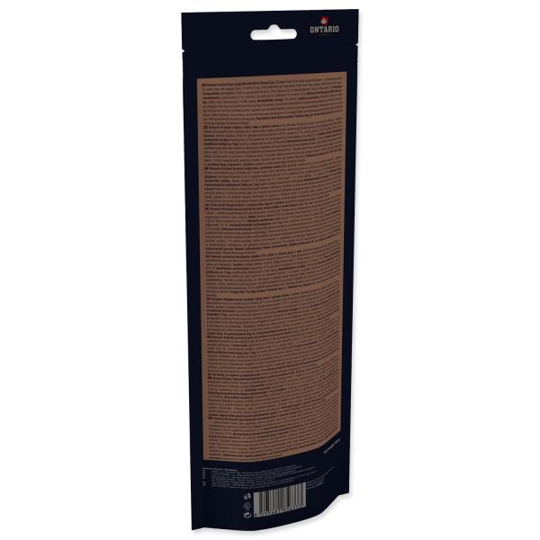 Pochoutka Ontario Protein příchuť slanina, žvýkací rolka velká 2ks 25,4cm (obrázek 5)