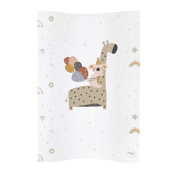 CEBA Cambiador acolchado de 2 lados COSY (50x70) Giraffe