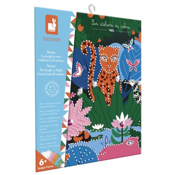 Janod Atelier Conjunto Creativo Mini Jungla En La Noche Piedras De EstráS-image