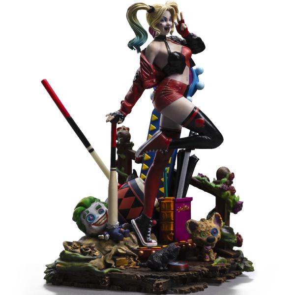Iron Studios DC Comics - Harley Quinn Deluxe - Gotham City Sirens Socha Art Scale 1/10 (obrázek 3)