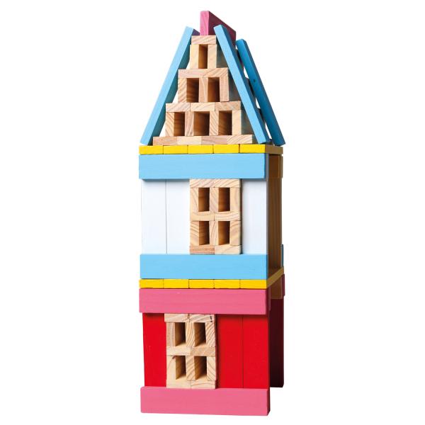 Bino Dřevěná stavebnice, město (obrázek 3)