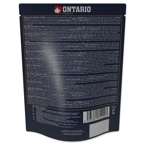 Kapsička Ontario hovězí se zeleninou ve vývaru 300g (obrázek 4)