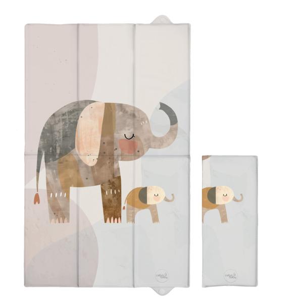 Ceba Podložka přebalovací cestovní (80x50) Basic Elephant Family