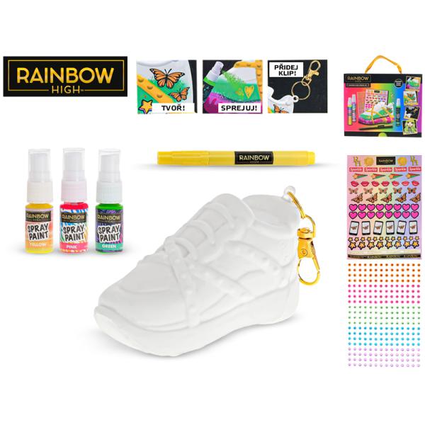 Rainbow High sada na výrobu 3D přívěsku na klíče