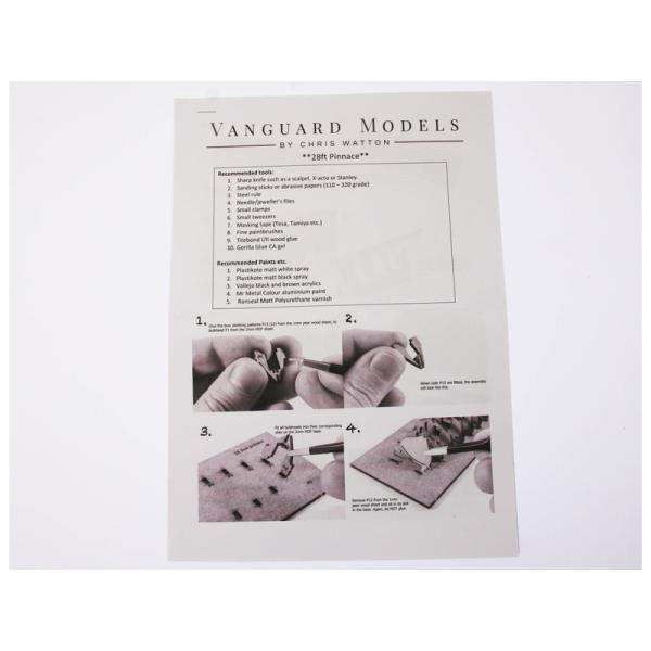Vanguard Models Pinnace člun 28" 1:64 kit (obrázek 6)