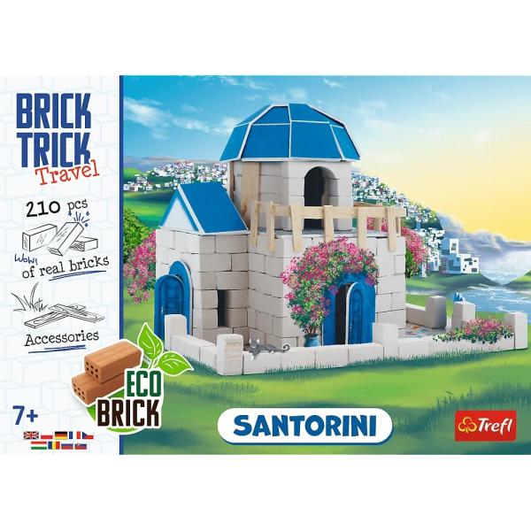 Trefl Brick Trick Travel: Santorini M 260 dílků