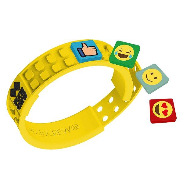 PIXIE CREW Kreativní náramek EMOJI žlutý