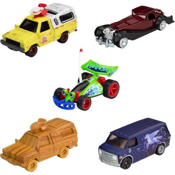 Hot Wheels 5 ks Prémiový angličák 100. Výročí Disney