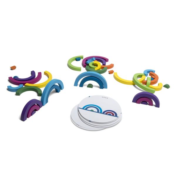 BS Toys Logická hra – skládáme duhu
