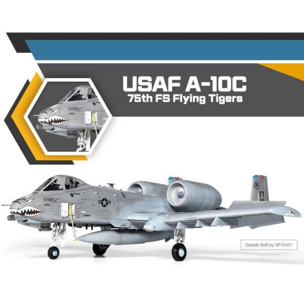 Model Kit letadlo 12348 - USAF A-10C "75th FS Flying Tigers" (1:48) (obrázek 3)