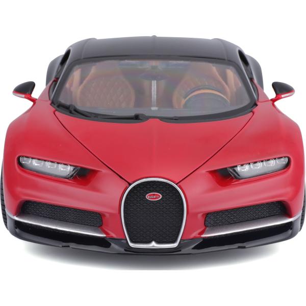 Bburago 1:18 Plus Bugatti Chiron black / red (obrázek 9)