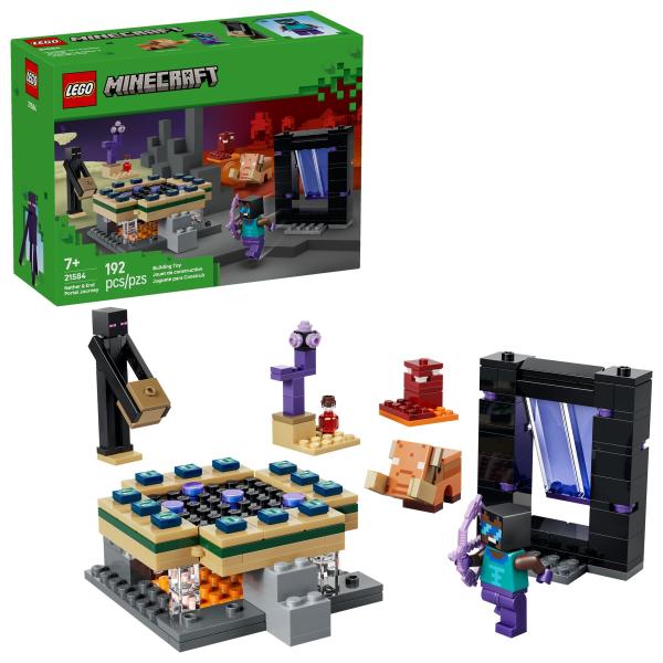 LEGO® Minecraft™ 21584 Cesta portálem do Netheru a Endu