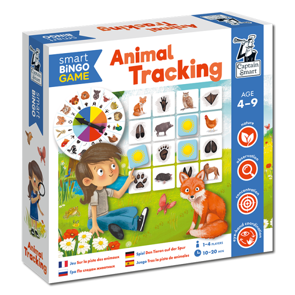 Captain Smart - Chytré bingo - po stopách zvierat