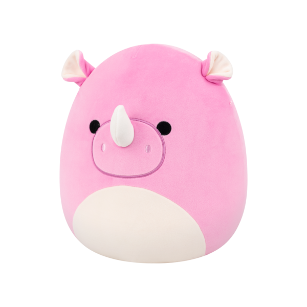SQUISHMALLOWS Růžový nosorožec – Norma Jean, 30 cm