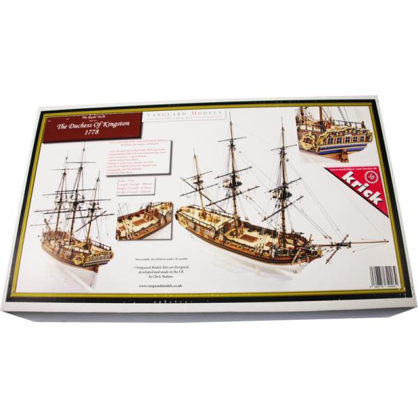Vanguard Models Duchess of Kingston 1778 1:64 kit (obrázek 10)