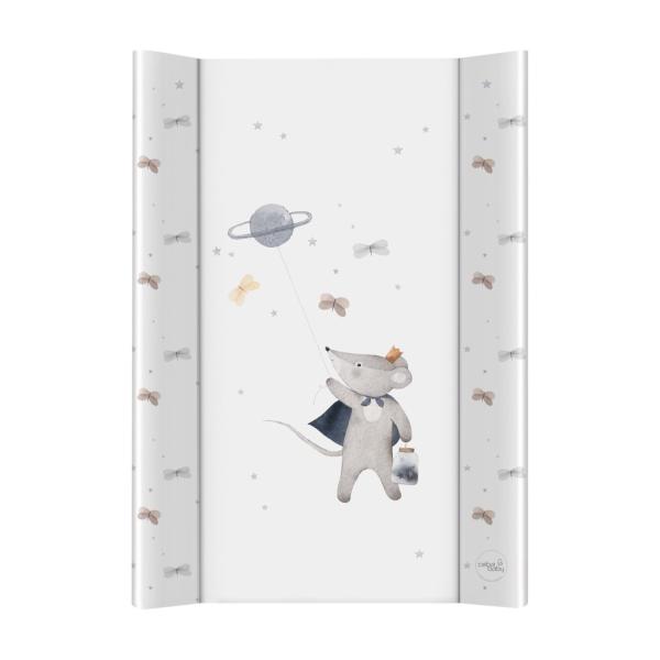 CEBA BABY Přebalovací podložka 2-hranná s pevnou deskou (50x70) Ultra Light Cosmic Mouse