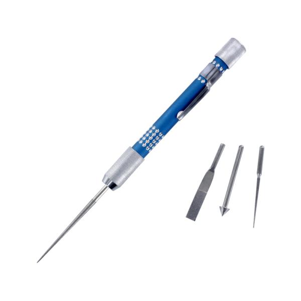 Modelcraft diamantové ihlové pilníky a rukoväť (sada 4ks)