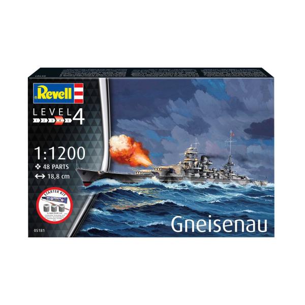 Starter Kit loď 75181 - Bitevní loď Gneisenau (1:1200) (obrázek 10)