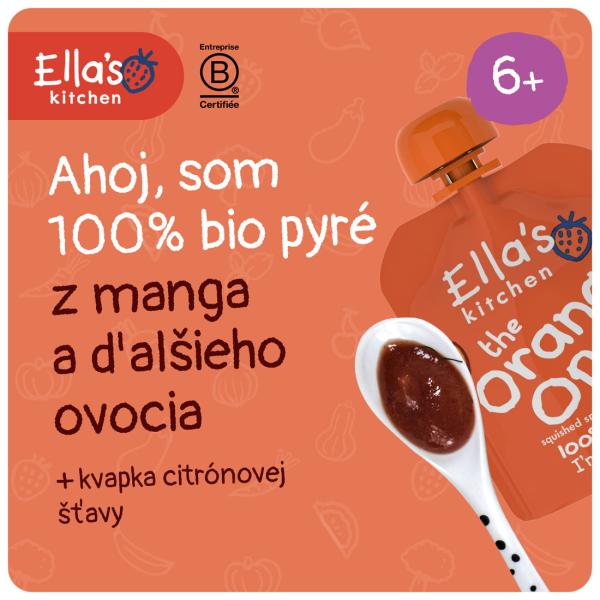 Ella’s Kitchen BIO Ovocné pyré s mangem (90 g)