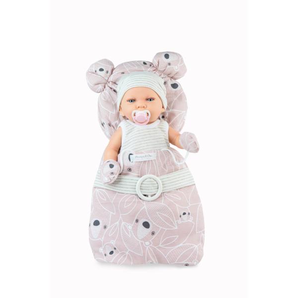 MARINA & PAU bebé Recien Nacido Pink 45cm