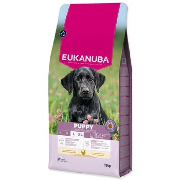 Krmivo EUKANUBA Puppy Large bohaté na čerstvé kuře 15 kg