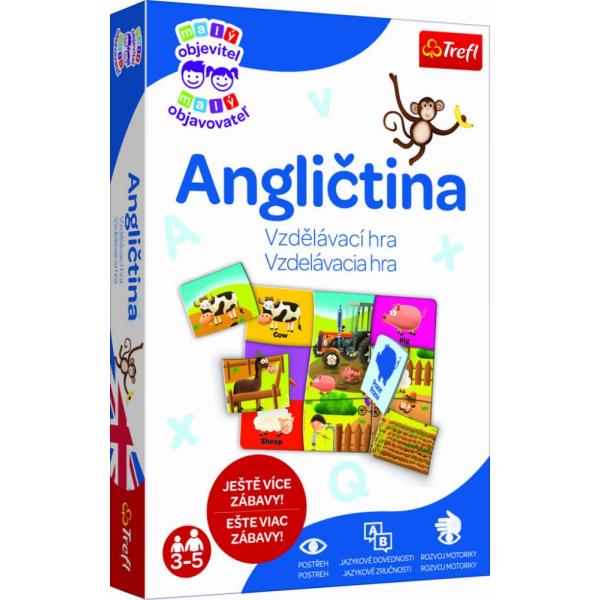 Trefl Malý objevitel: Angličtina pro předškoláky / Nová verze SK/CZ