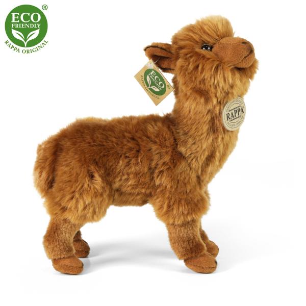 Plyšová lama hnědá 23 cm ECO-FRIENDLY (obrázek 3)
