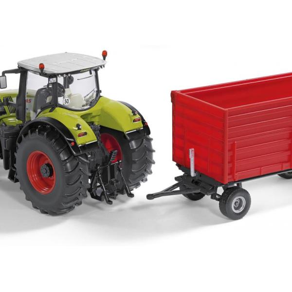Siku Farmer – přívěs červený čtyřkolový, 1:32