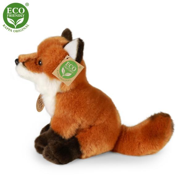 Plyšová líška sedící 21 cm ECO-FRIENDLY