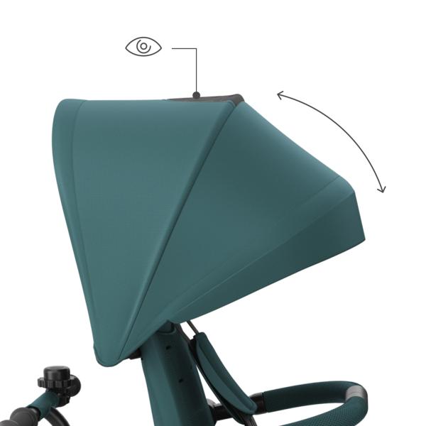 KINDERKRAFT Tříkolka Aston 2 Plus Green, 9m+ (obrázek 8)