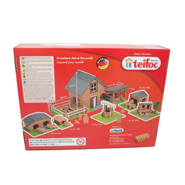TEIFOC stavebnice Farma 230 dílků (obrázek 6)