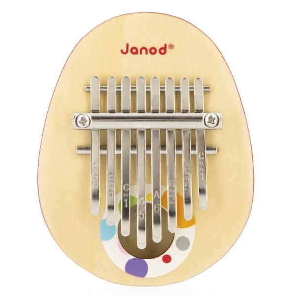 Janod Dřevěný hudební nástroj Kalimba Confetti (obrázek 4)