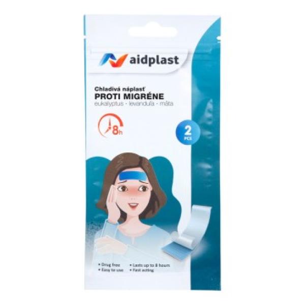 Aidplast Chladivé náplasti proti migréně 2 ks