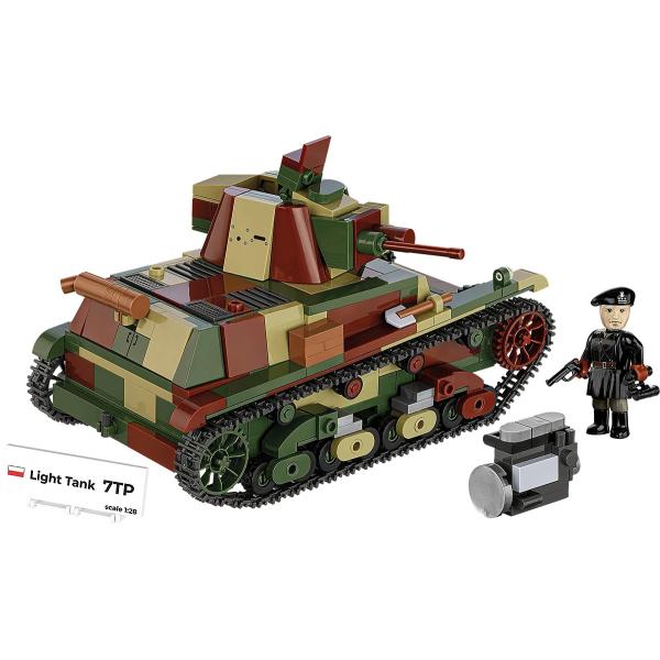 Cobi 2661 Polský lehký tank 7TP - World War II 1:28 (obrázek 3)