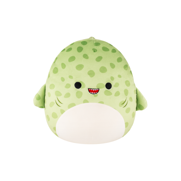 SQUISHMALLOWS Tiburón verde - Enzo, 30 cm