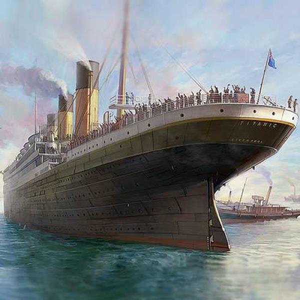 Model Kit loď 14214 – RMS TITANIC „Centenary ANNIVERSARY“ MCP (1: 700)