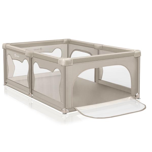 LIONELO Ohrádka pro děti Willow Beige Sand 127 x 187 cm