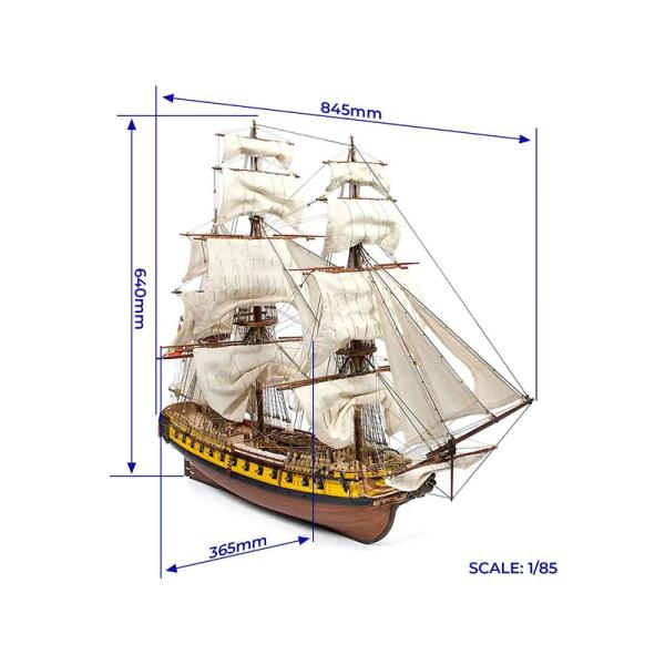 OCCRE N.S. Mercedes fregata 1:85 kit