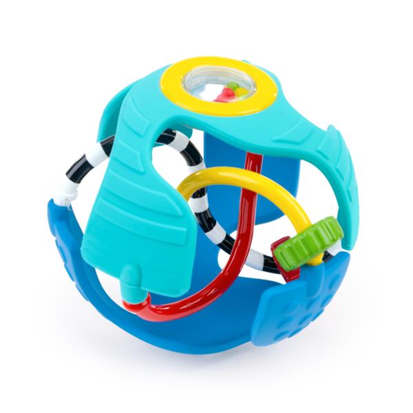 BABY EINSTEIN Hračka senzorická koule s kousátkem Rattle & Sense™ 3m+