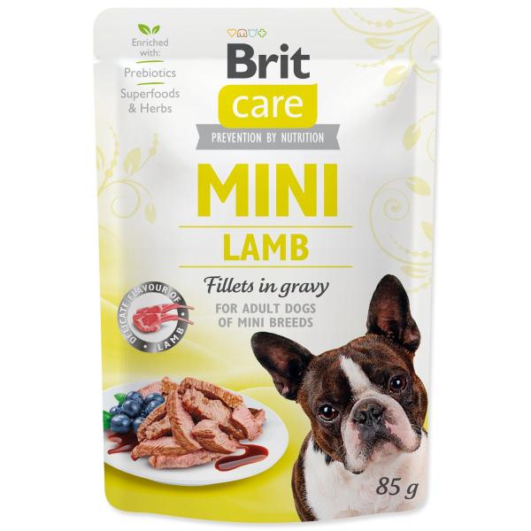 Kapsička Brit Care Mini jehně, filety v omáčce 85g